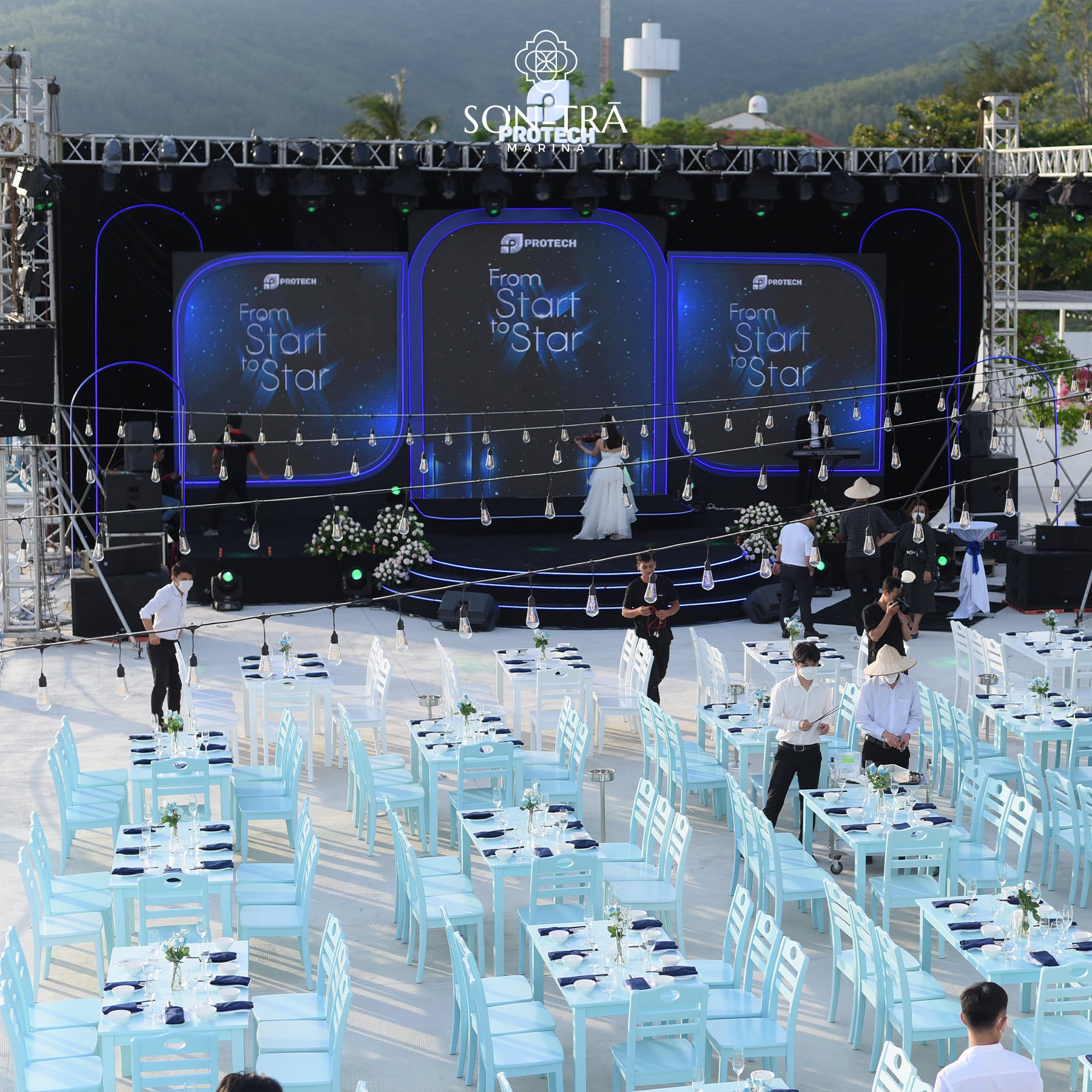 Không gian tổ chức sự kiện ngoài trời tại Đà Nẵng - Sơn Trà Marina